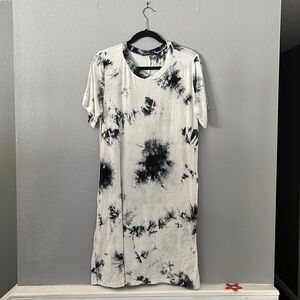 Zero City Long Tie-dye T shirt